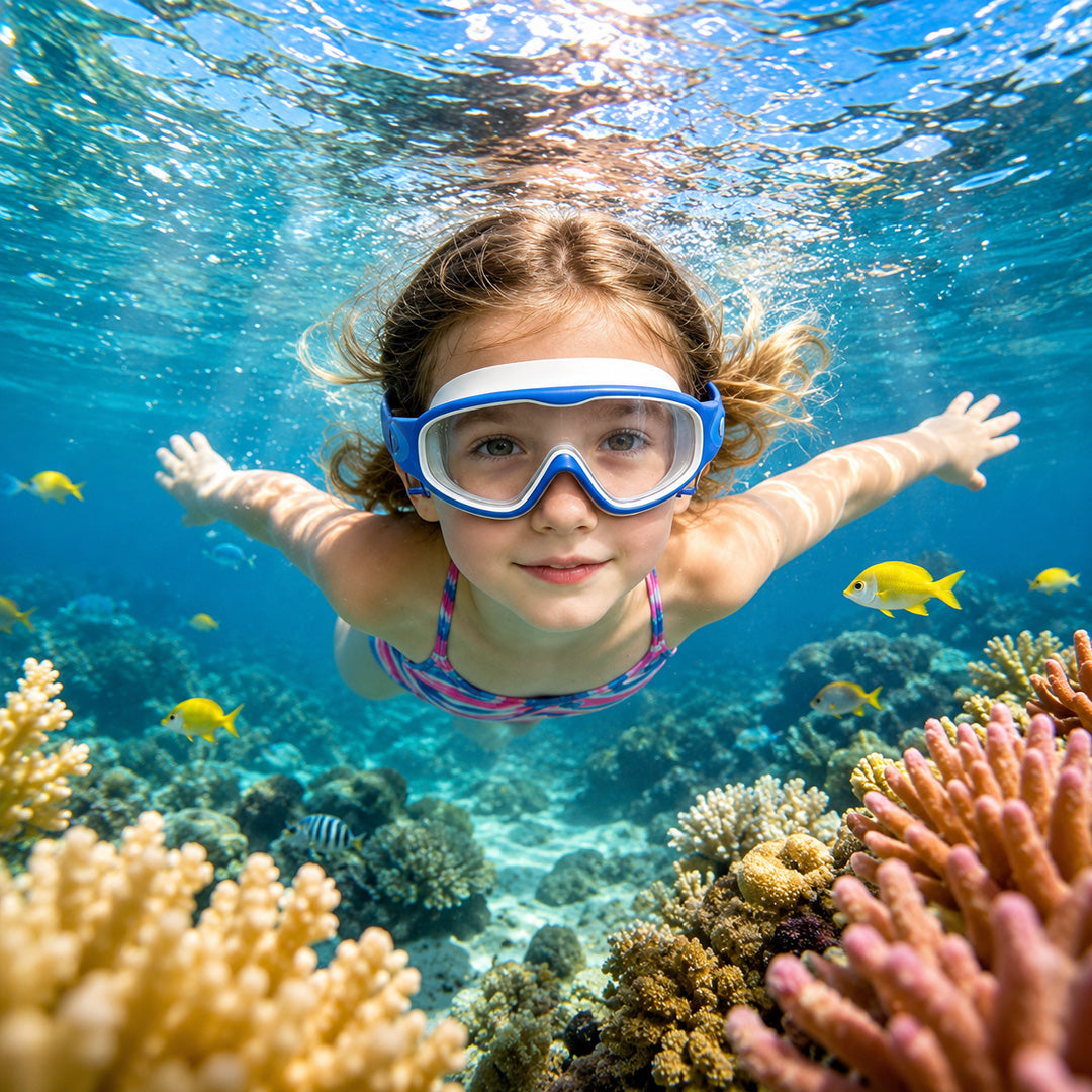Finally, goggles they actually keep on